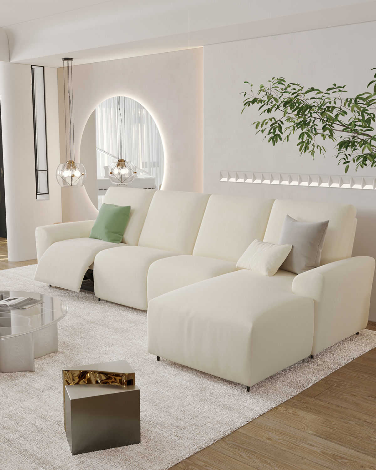 French residential indoor 3D model_5