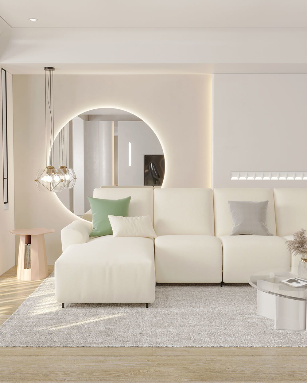 French residential indoor 3D model_1