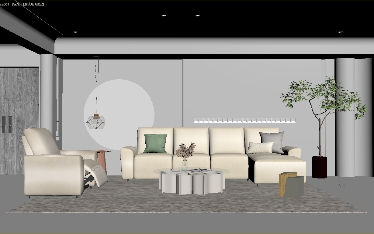 French residential indoor 3D model_6