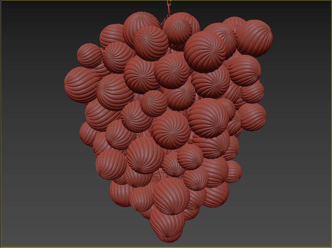 RH Talia Entry Chandelier 3D model_14