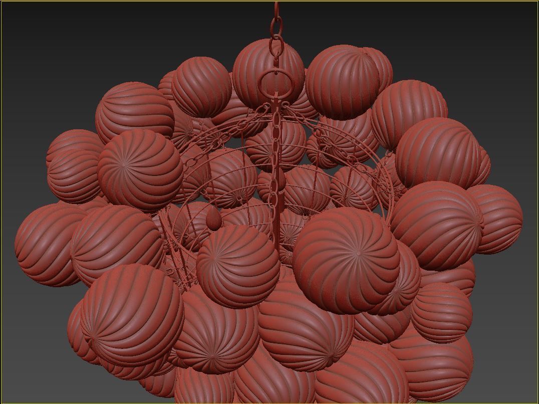 RH Talia Entry Chandelier 3D model_16