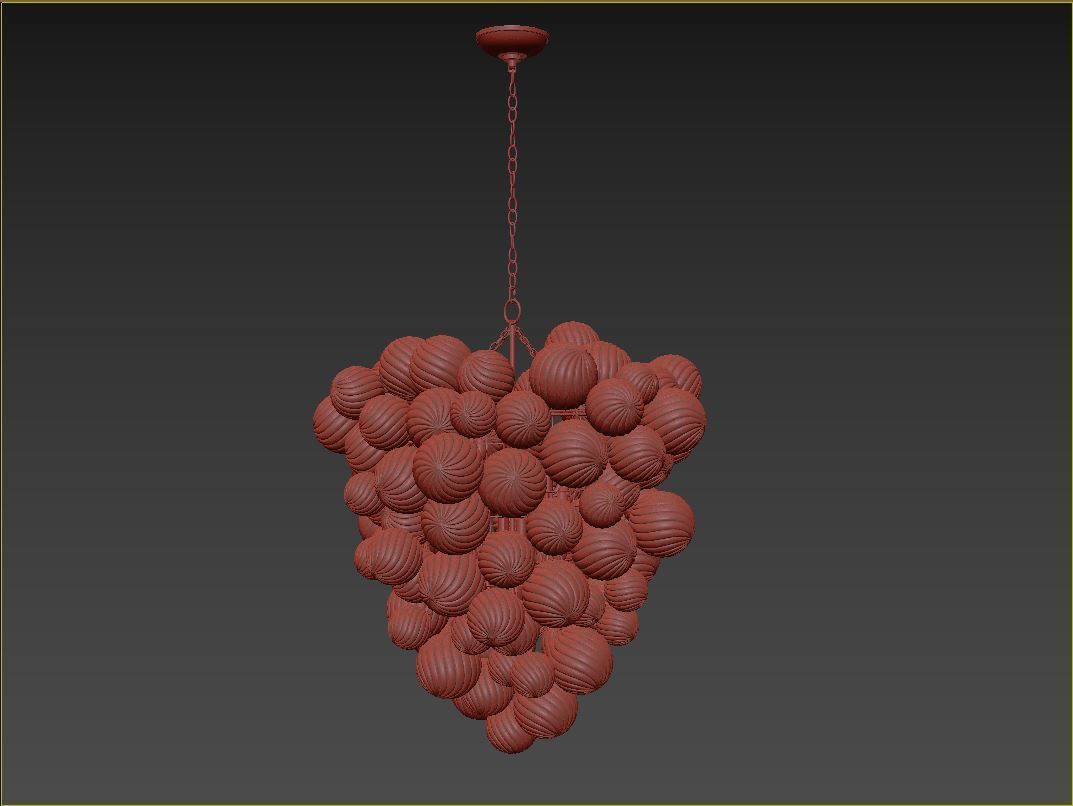 RH Talia Entry Chandelier 3D model_7