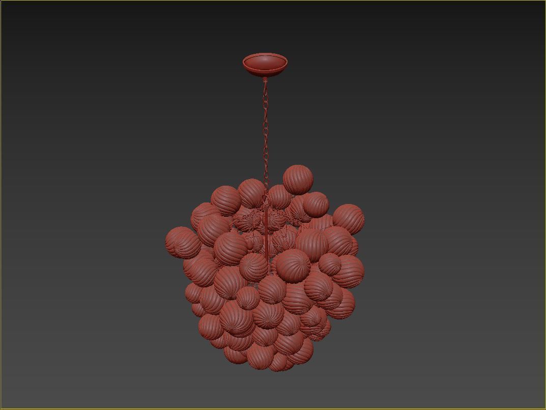 RH Talia Entry Chandelier 3D model_9