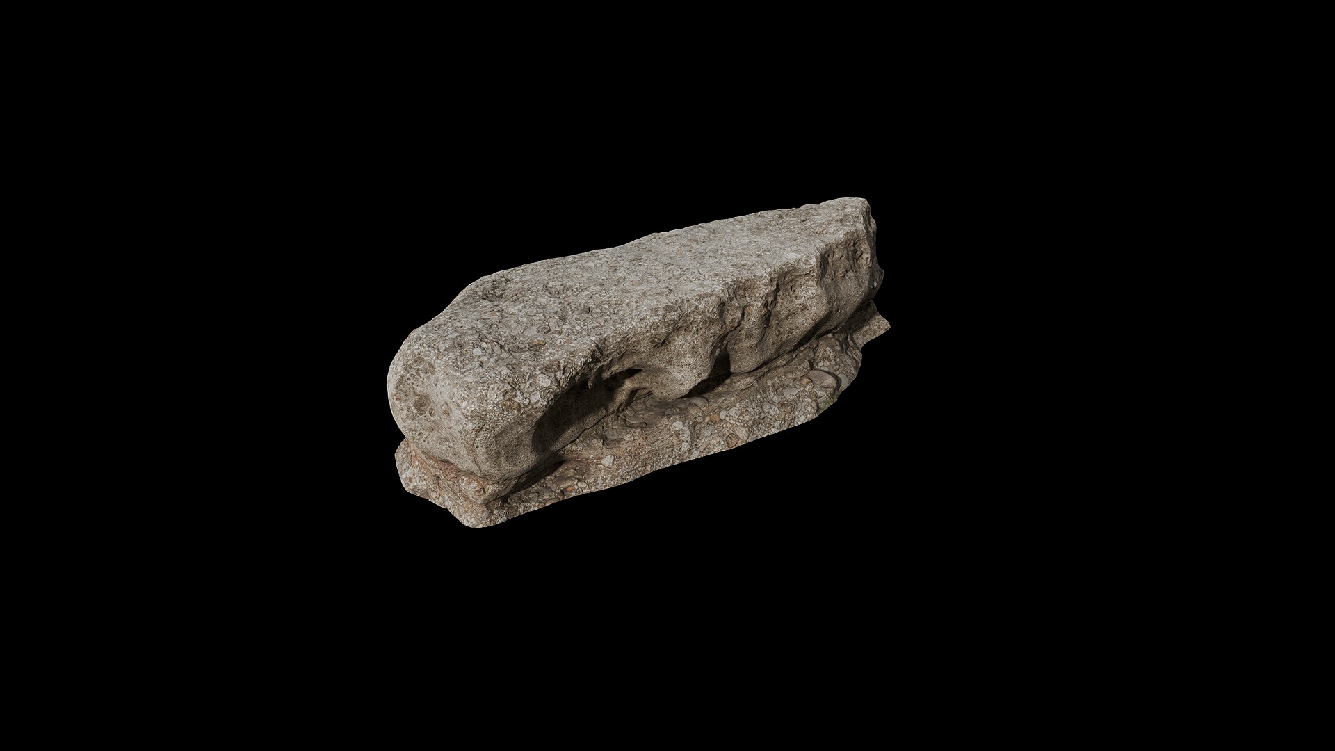 Anydrafts Riverway Rock 62 Low-poly 3D model_7