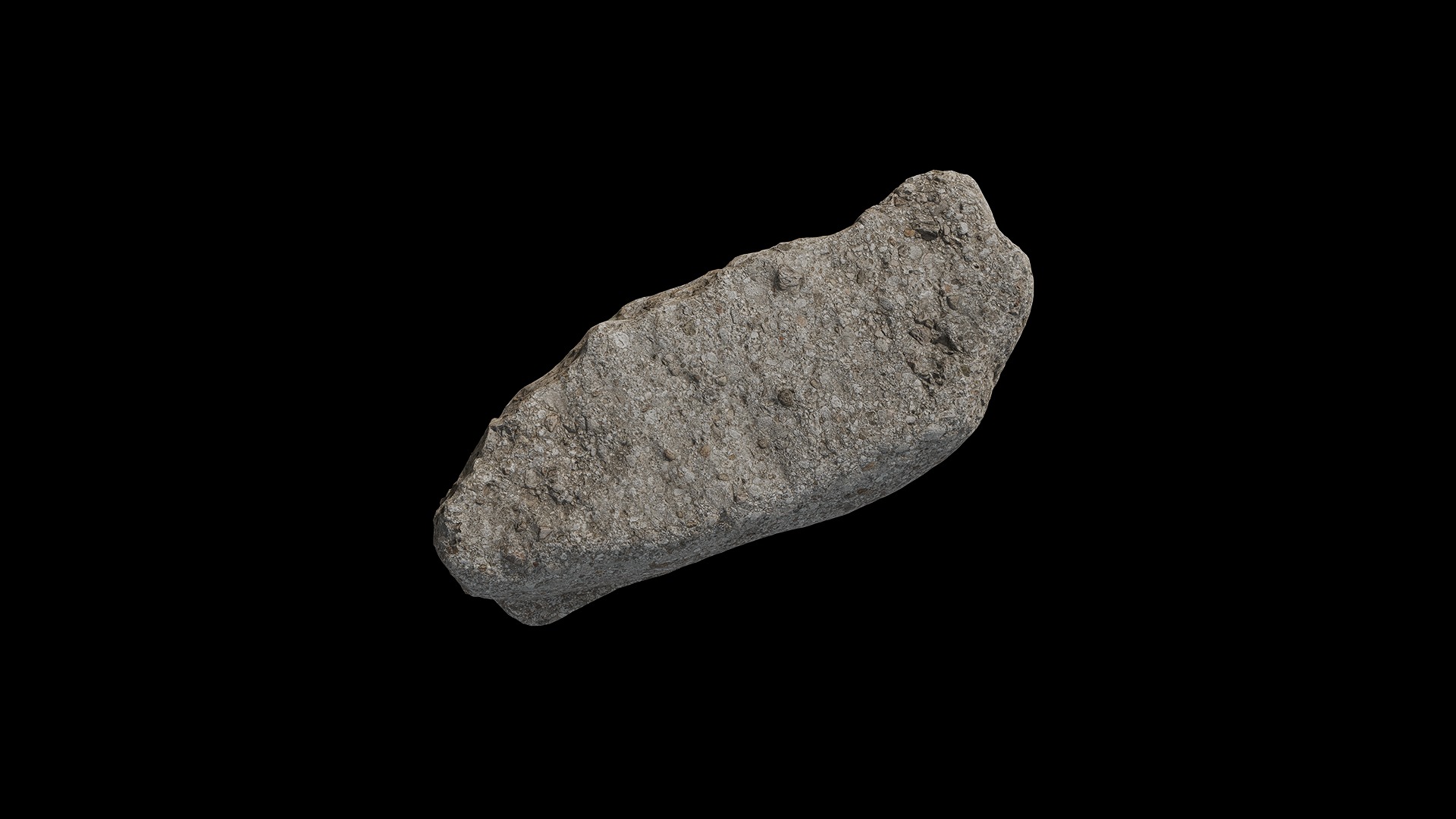 Anydrafts Riverway Rock 62 Low-poly 3D model_5