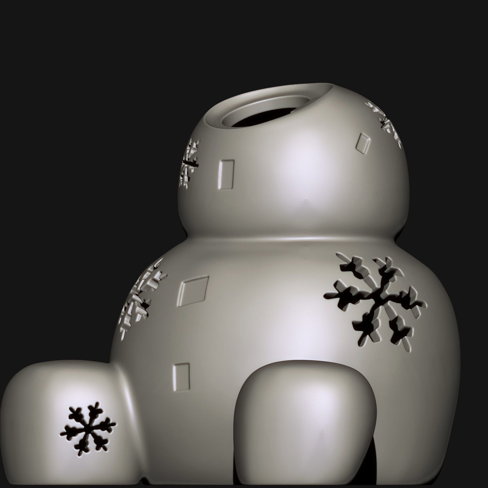 Olaf the Snowman 3D print model_7