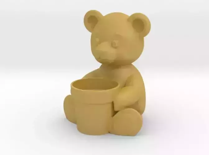 Teddy Bear Planter 3D print model