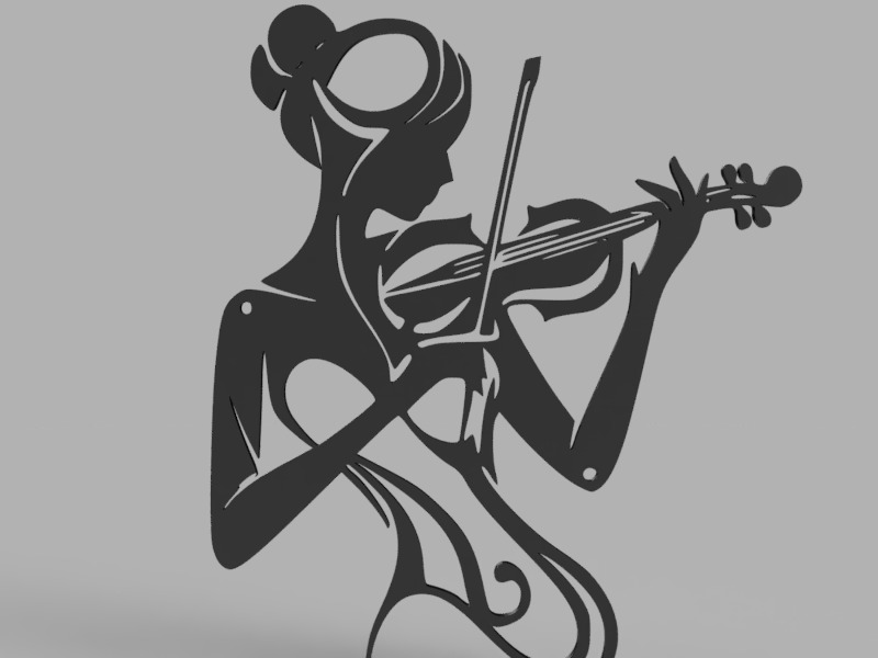 Musical Theme Wall Decor Collection 3D print model_10