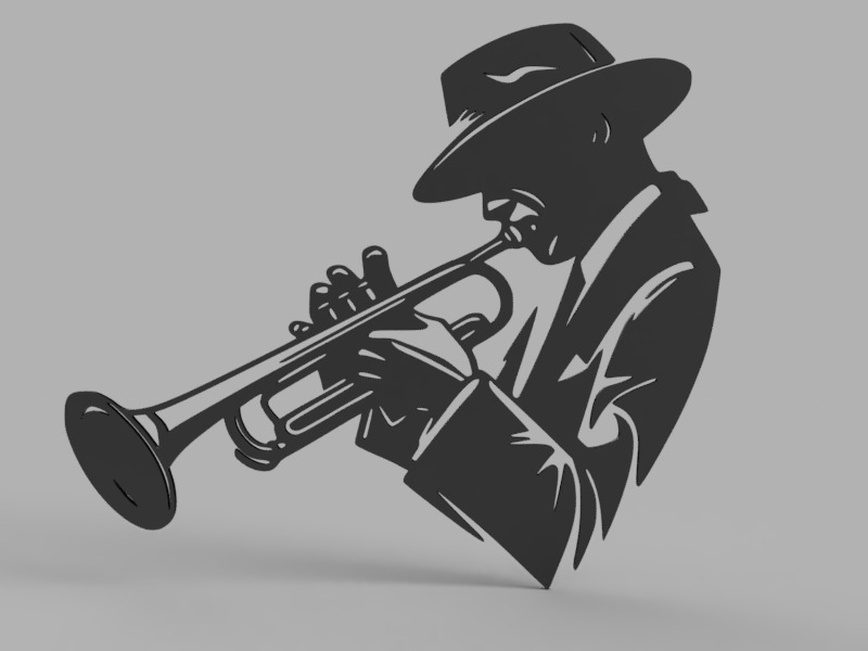 Musical Theme Wall Decor Collection 3D print model_1