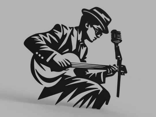 Musical Theme Wall Decor Collection 3D print model_2