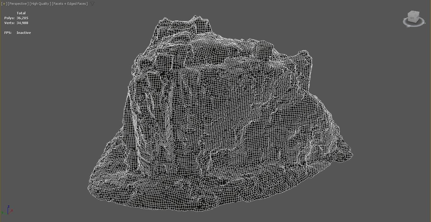 Rock Mountain A1 3D model_19