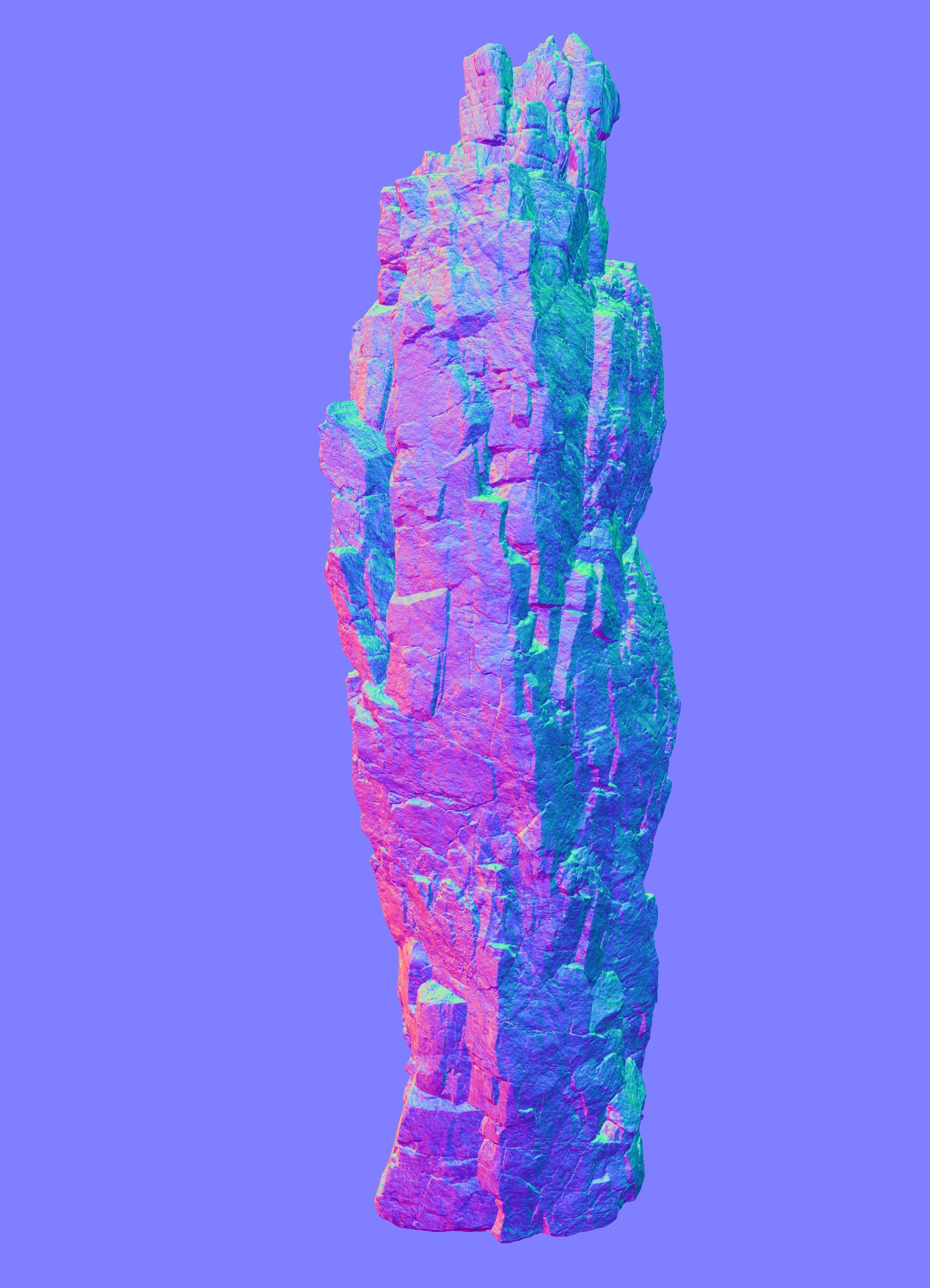 Rock Mountain A1 3D model_11