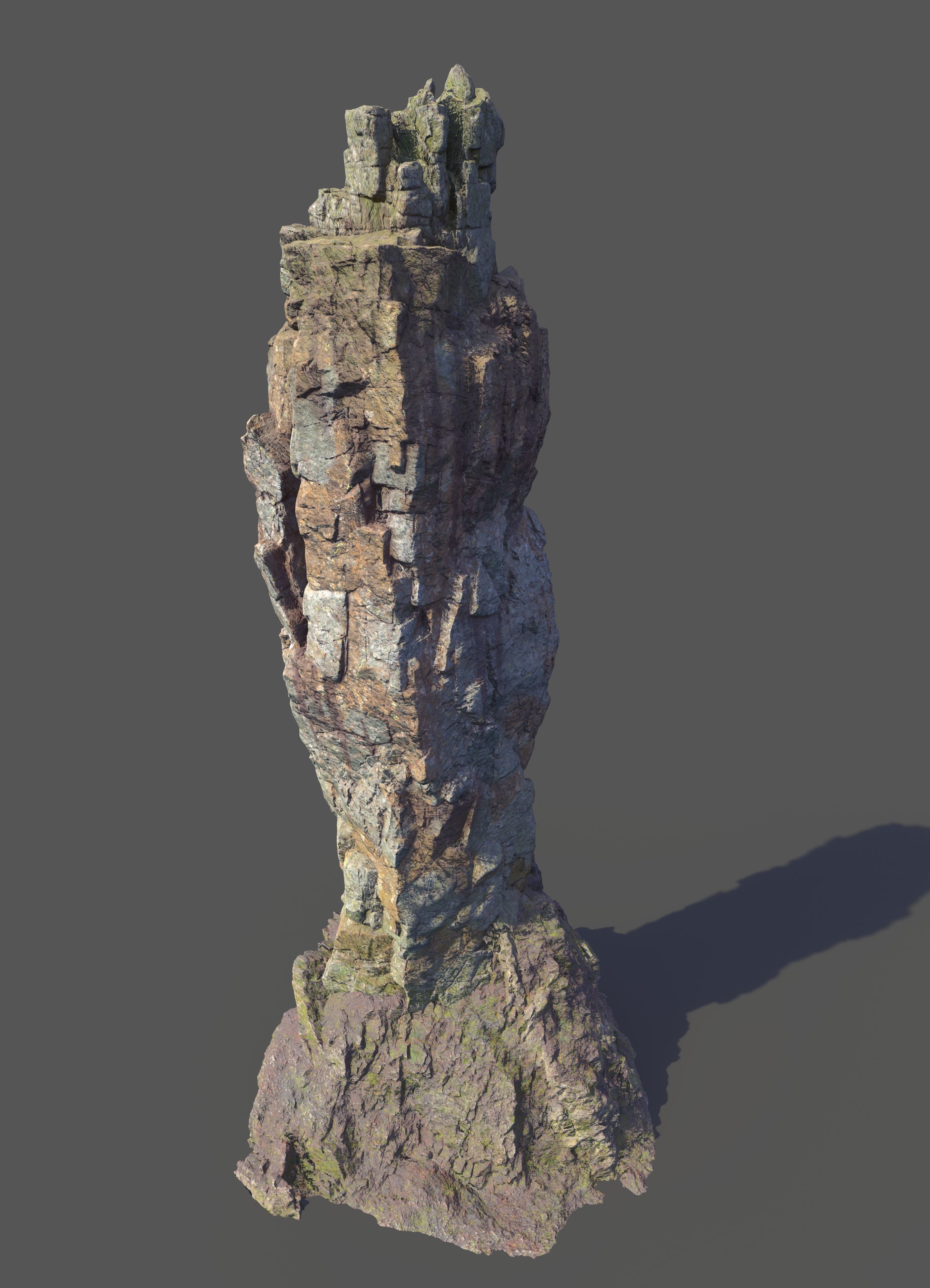 Rock Mountain A1 3D model_4