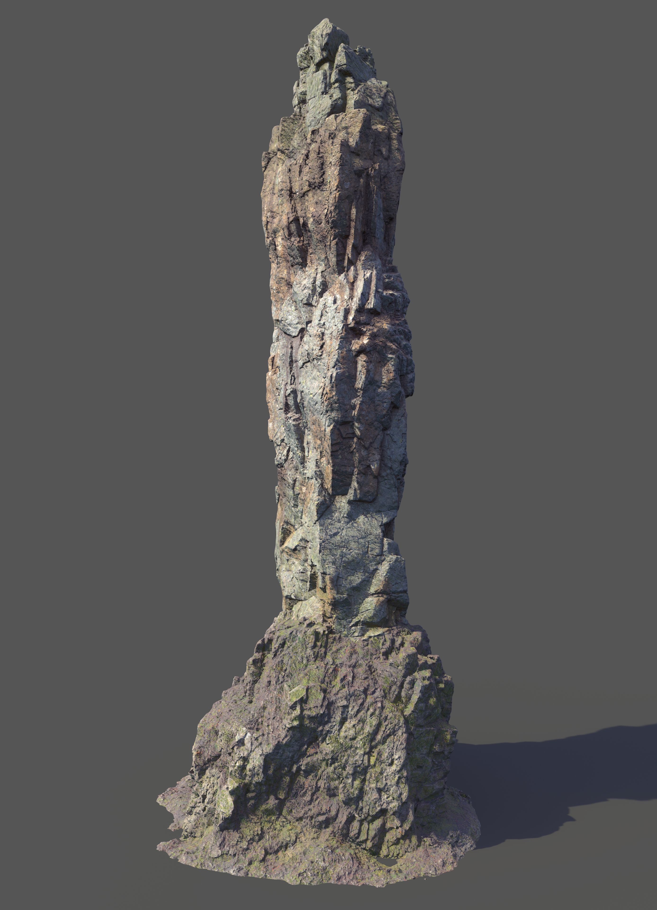 Rock Mountain A1 3D model_3