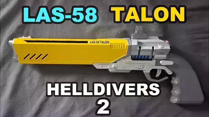 LAS-58 Talon from Helldivers 2