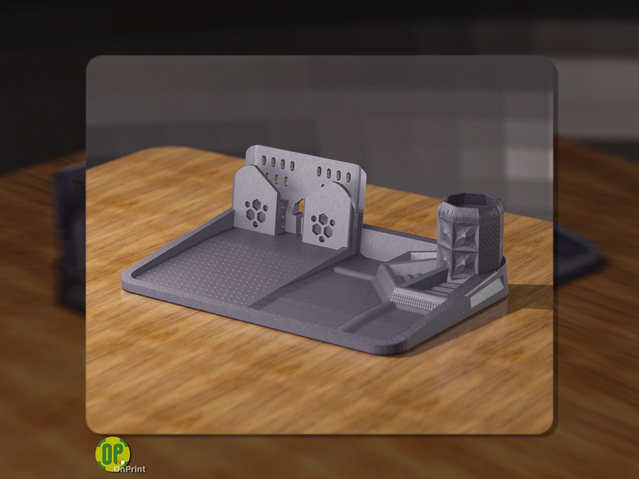 DESKTOP ORGANIZER - OXIDIAN1 - 3D print model_6