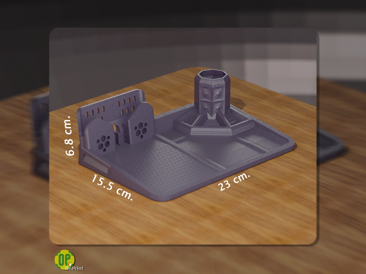 DESKTOP ORGANIZER - OXIDIAN1 - 3D print model_1