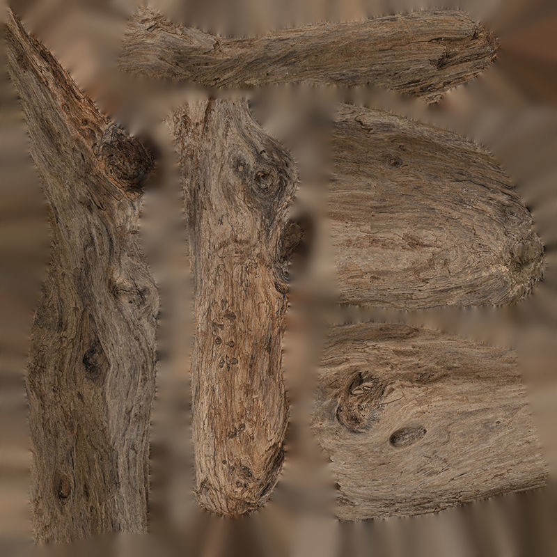 Anydrafts Log 30 Low-poly 3D model_1