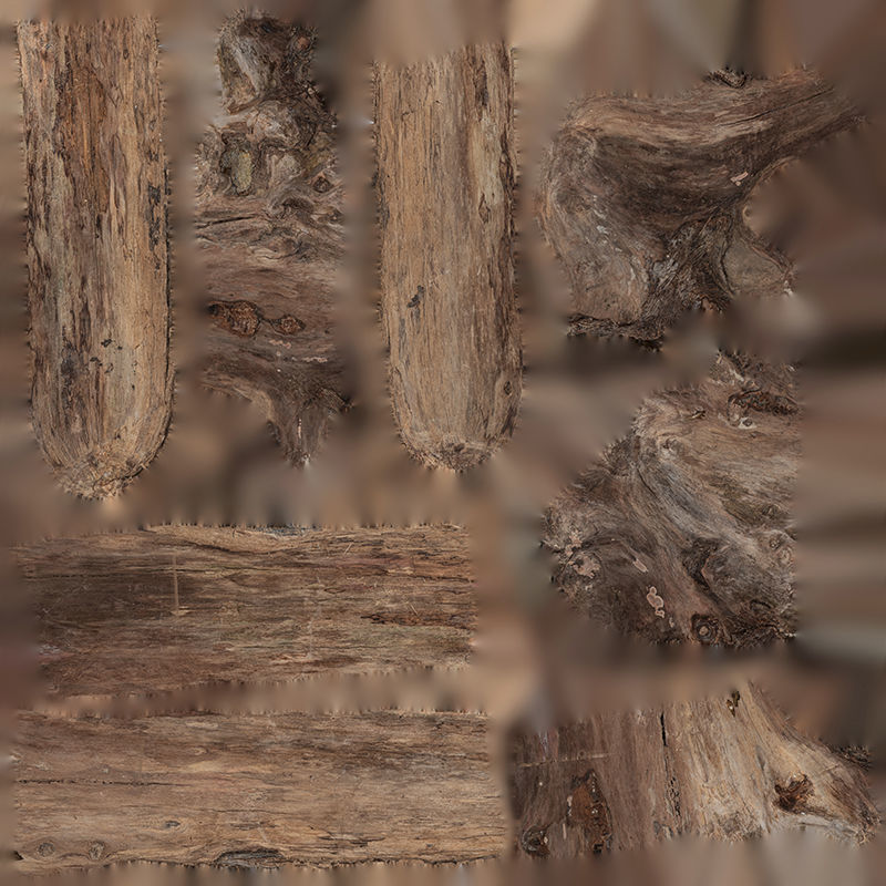 Anydrafts Log 31 Low-poly 3D model_1