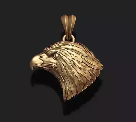 Eagle head pendant