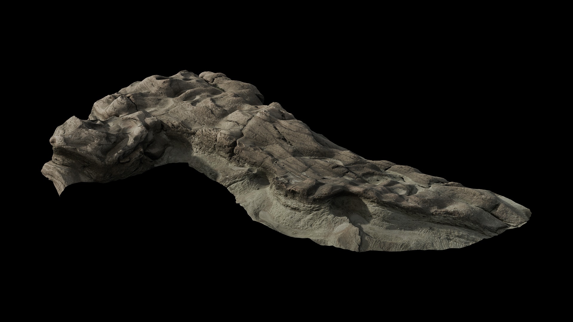 Anydrafts Riverway Rock 64 Low-poly 3D model_1
