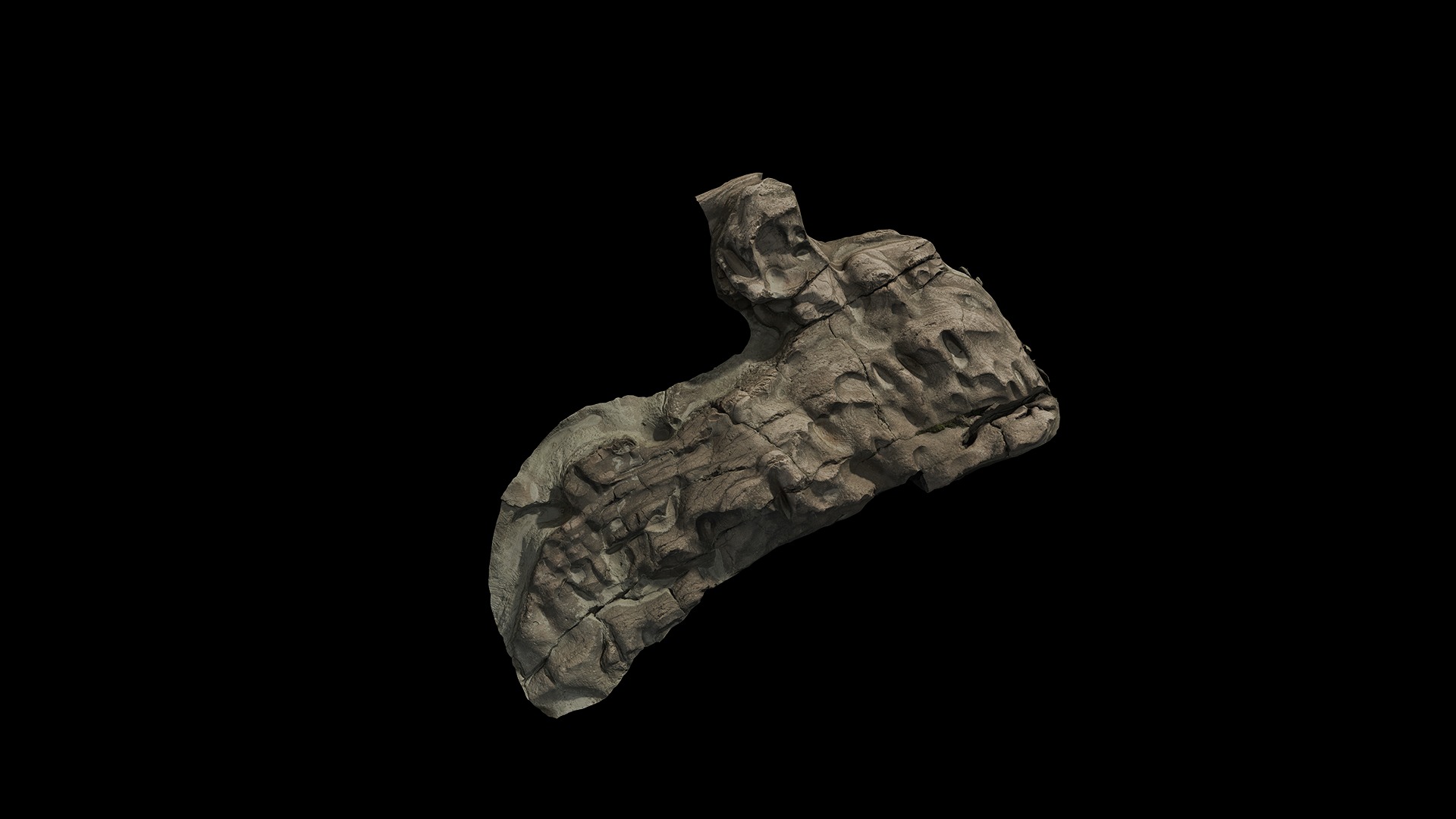 Anydrafts Riverway Rock 64 Low-poly 3D model_6