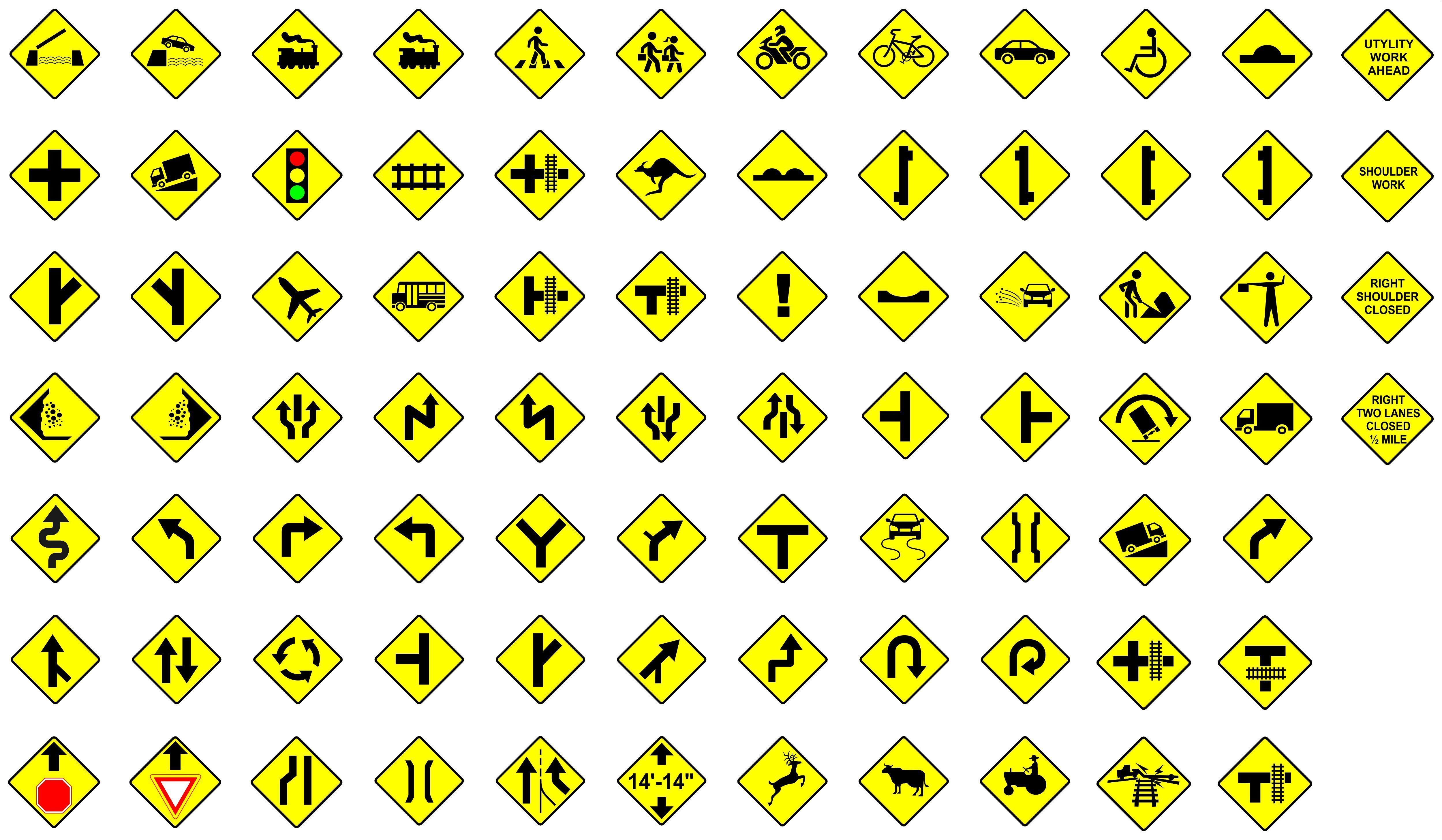 Road signs Pack  3D  model 3D model_2