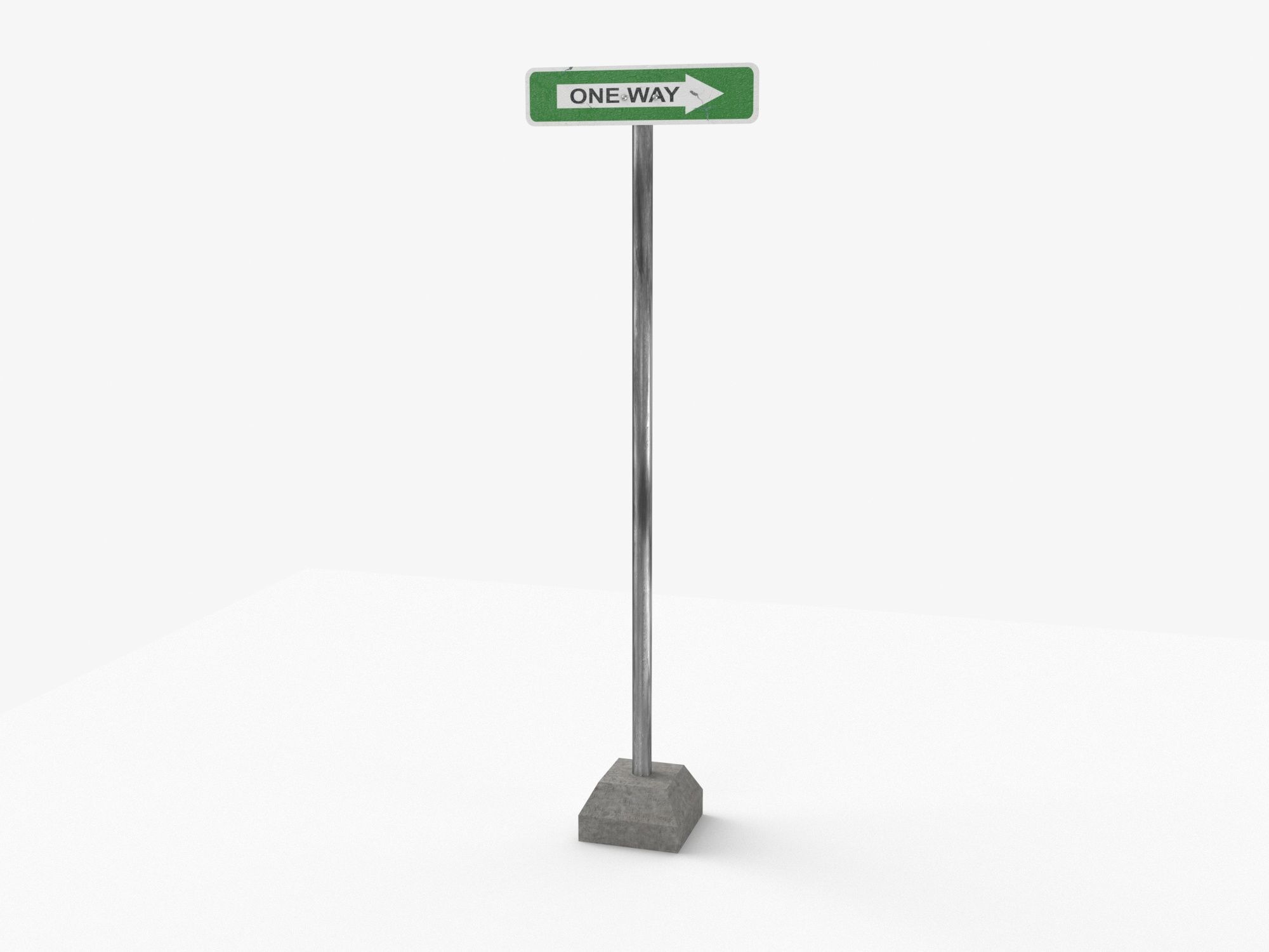 Road signs Pack  3D  model 3D model_17