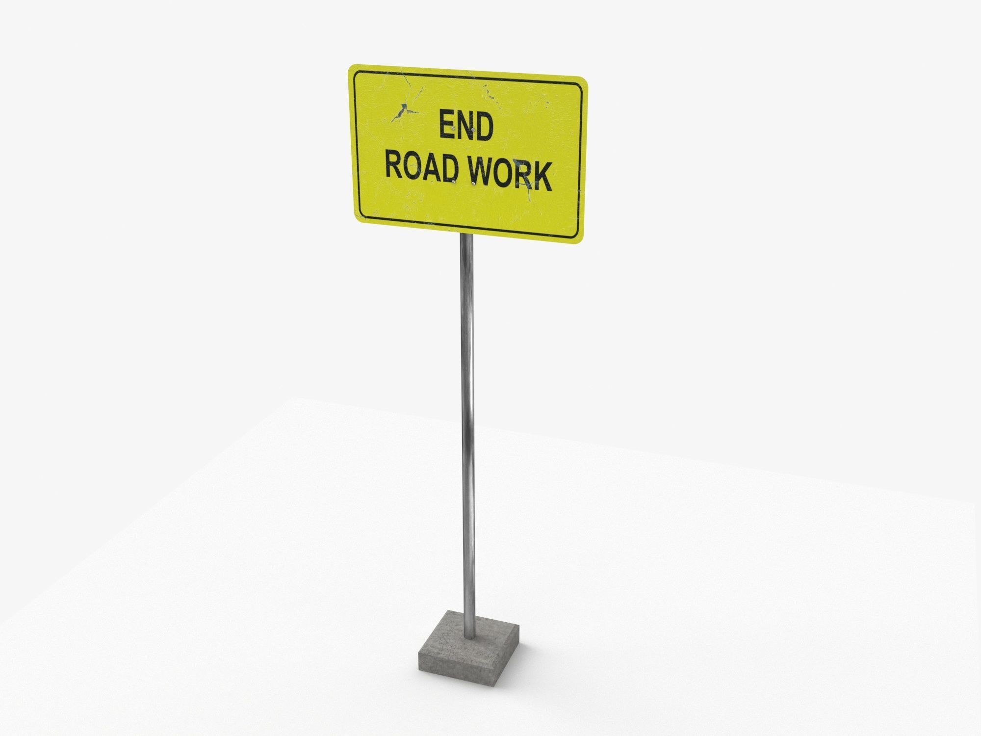 Road signs Pack  3D  model 3D model_3