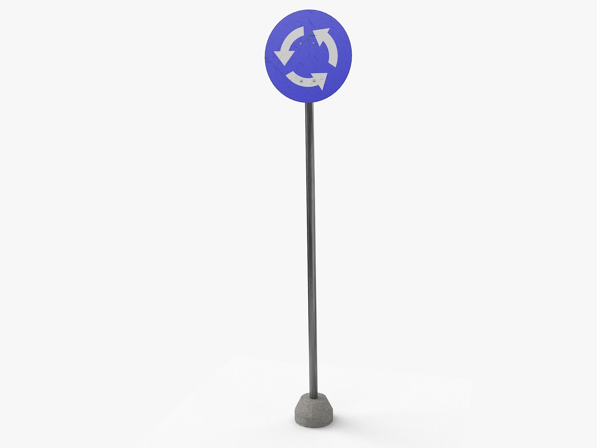 Road signs Pack  3D  model 3D model_7