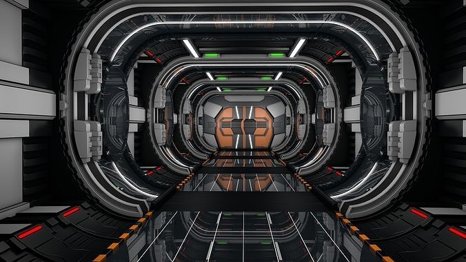Sci Fi Corridor 3D model