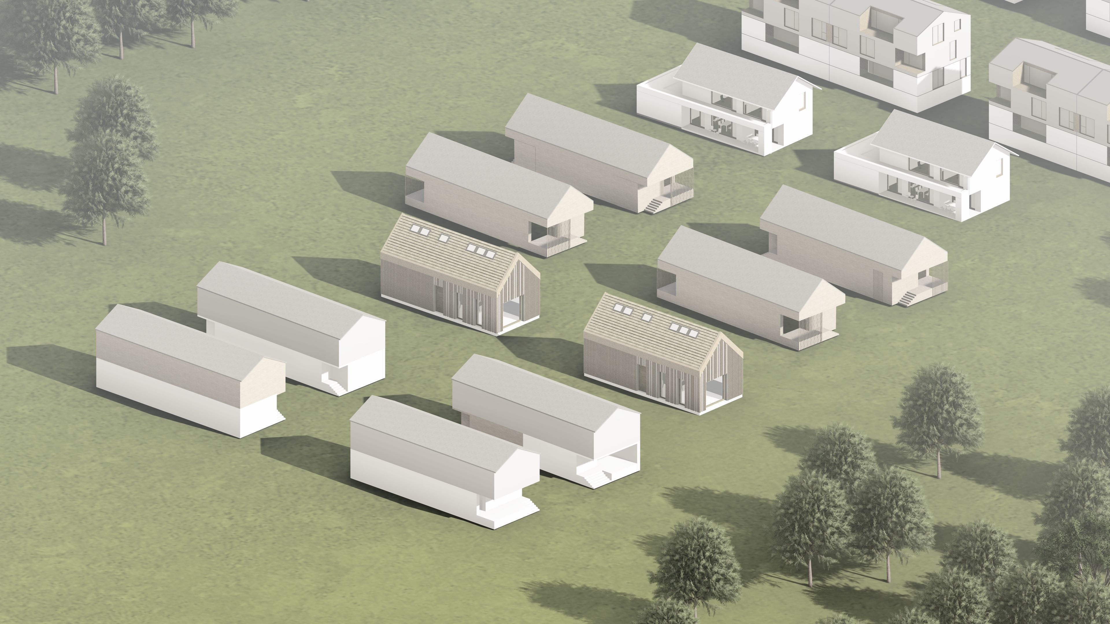 Residential Building Collection 3D model_2