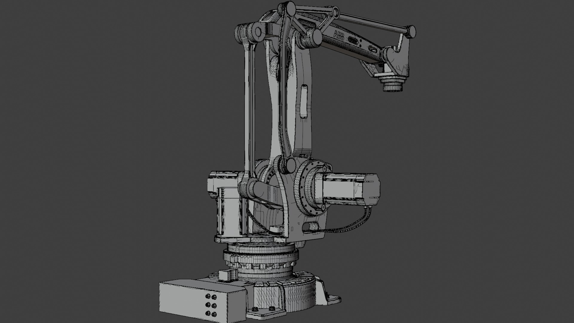 Abb Irb 460 High-Speed Robotic Arm 3D model_13