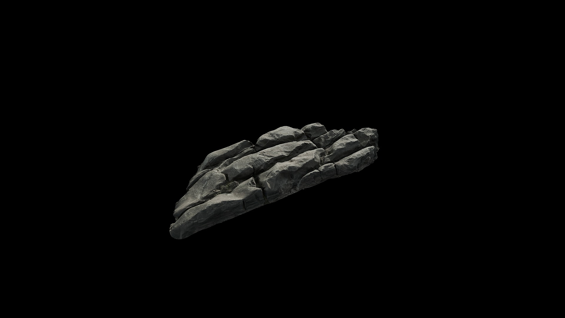 Anydrafts Riverway Rock 65 Low-poly 3D model_1