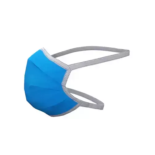 Disposable Surgical Mask Low Poly