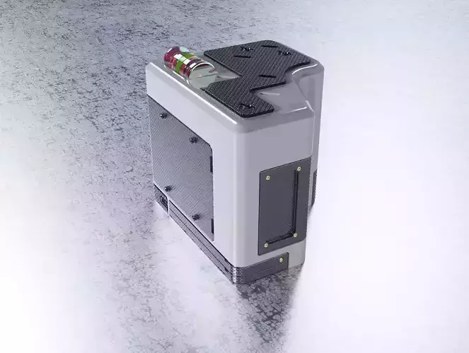 Part mechanical crates 3D model