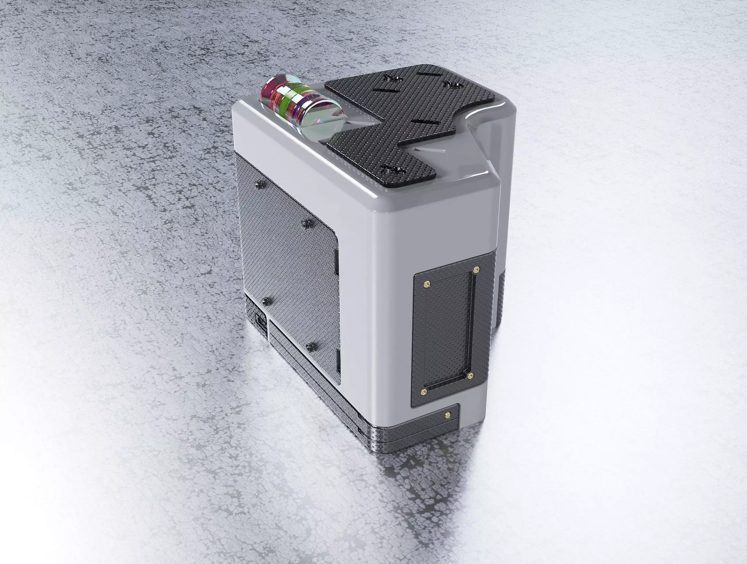 Part mechanical crates 3D model_0