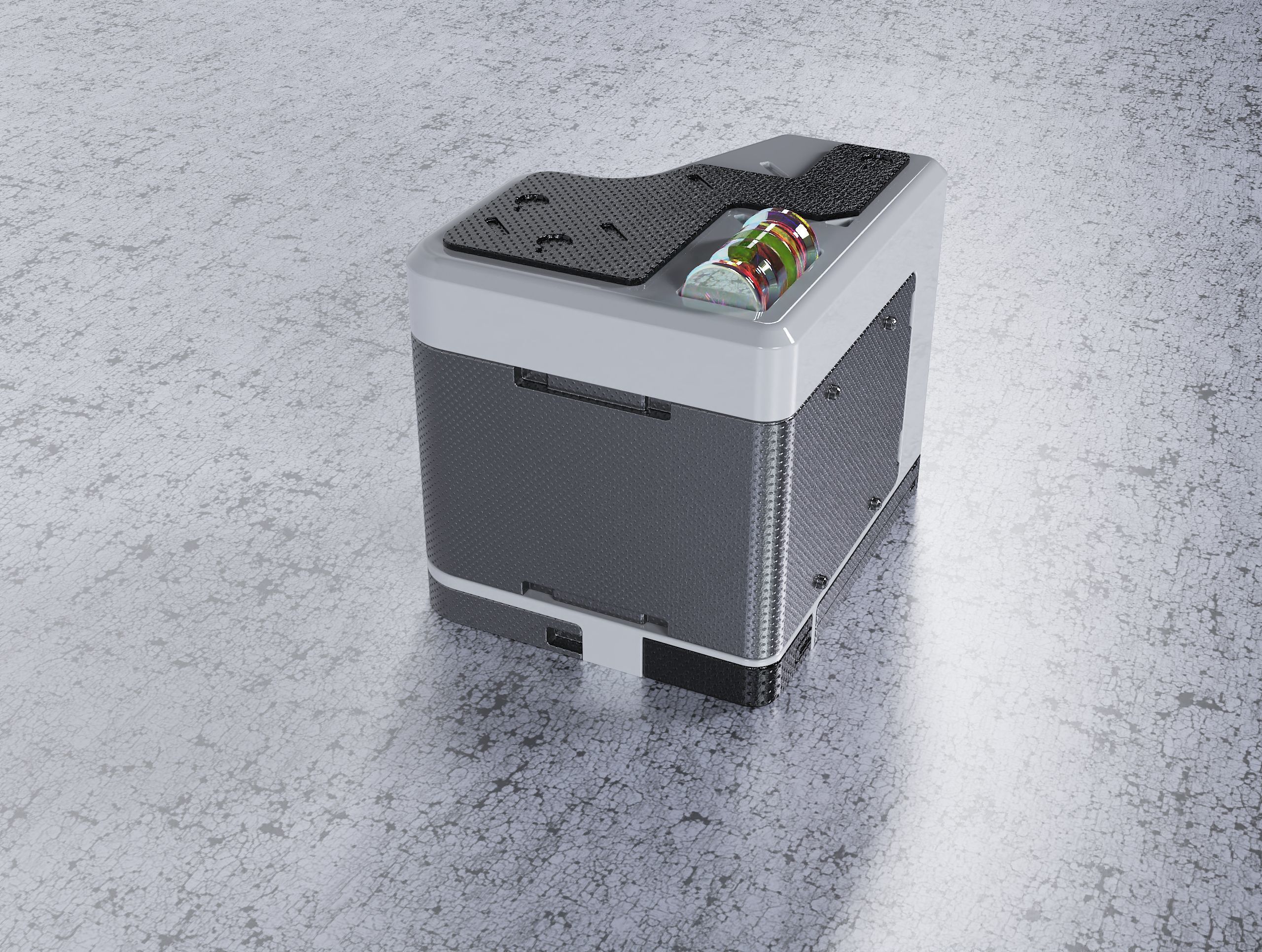 Part mechanical crates 3D model_3