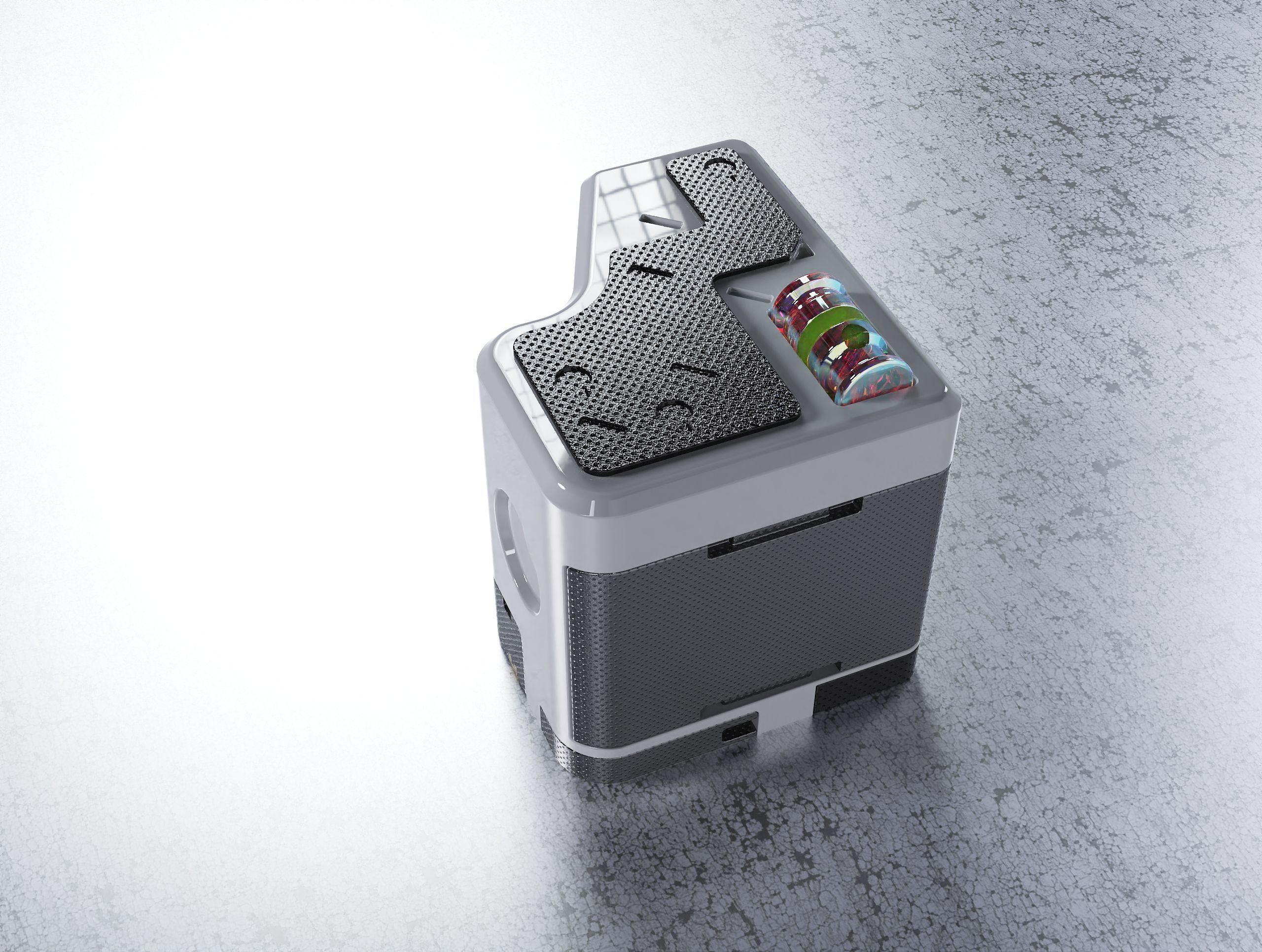 Part mechanical crates 3D model_2