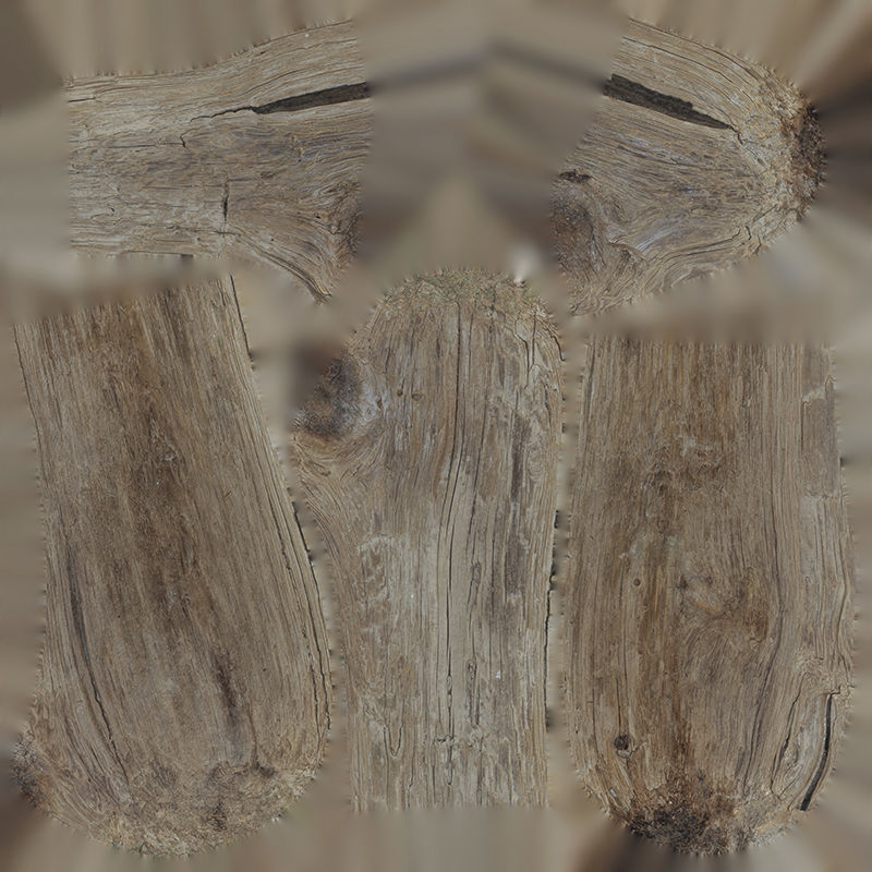 Anydrafts Log 36 Low-poly 3D model_1