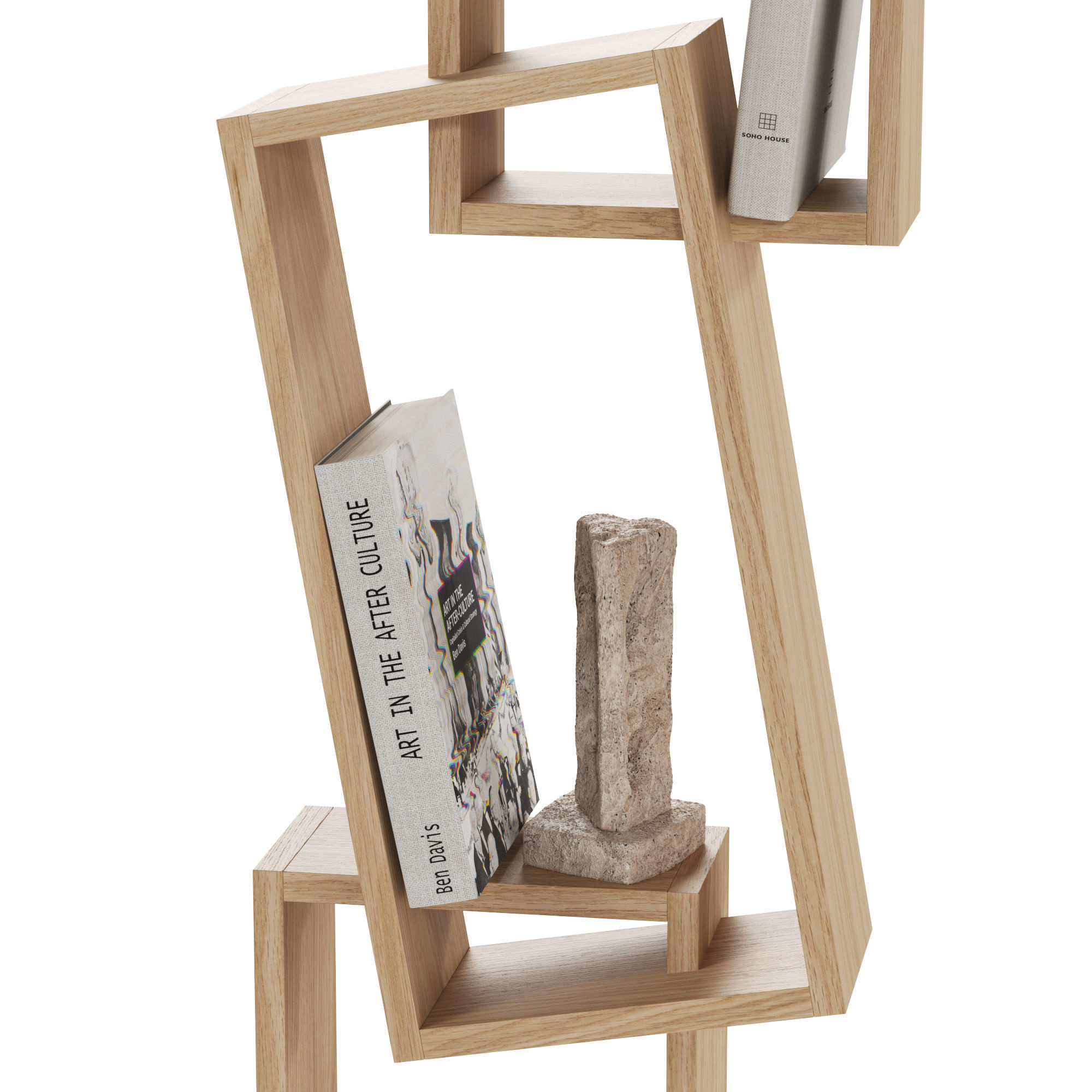 Kao Simple Bookshelf 3D model_5