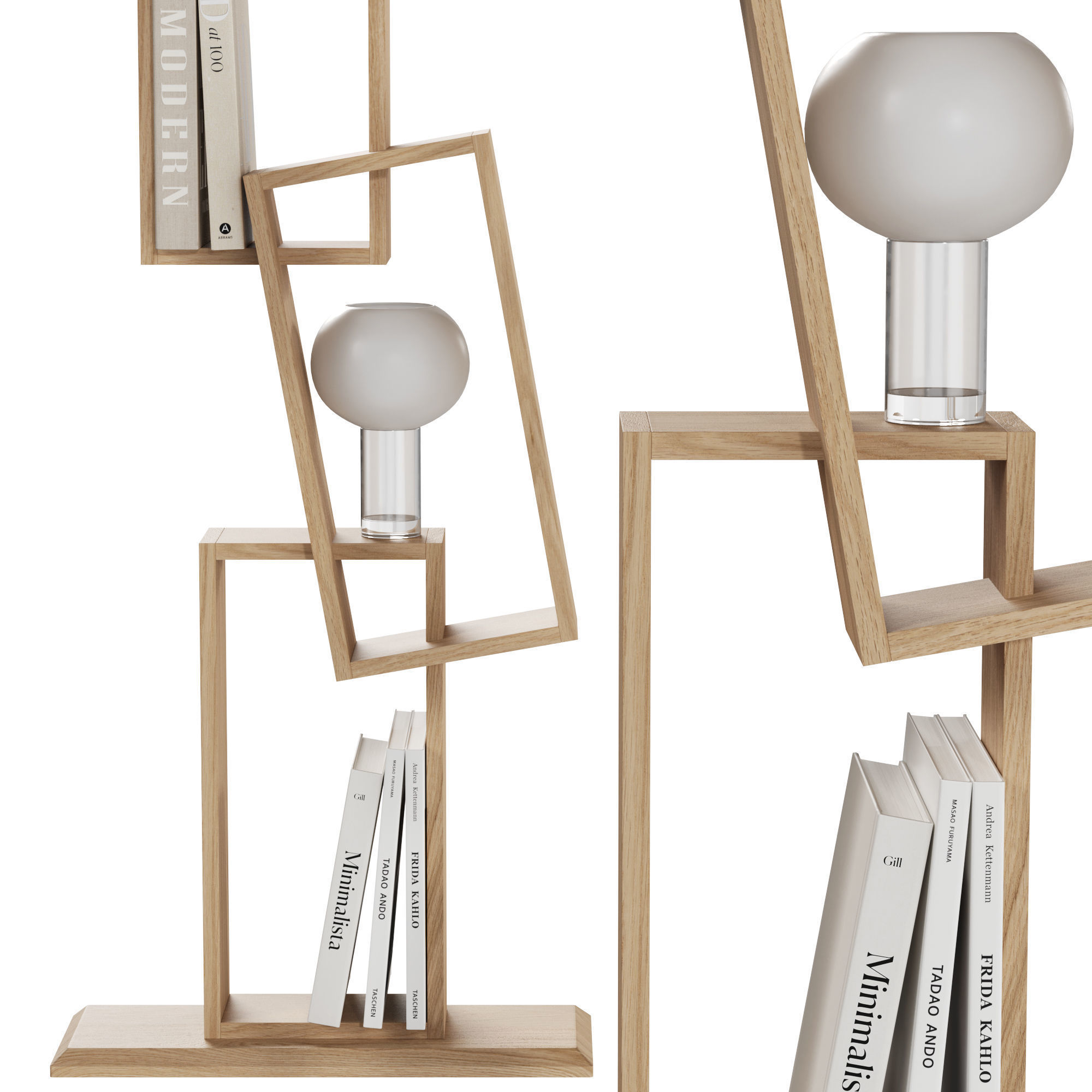 Kao Simple Bookshelf 3D model_3