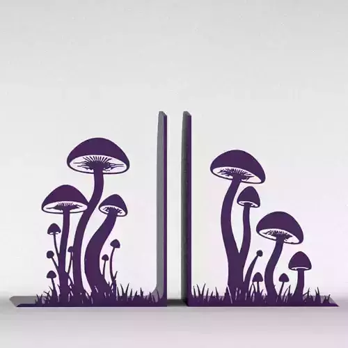 Mushroom Bookends 3D print model