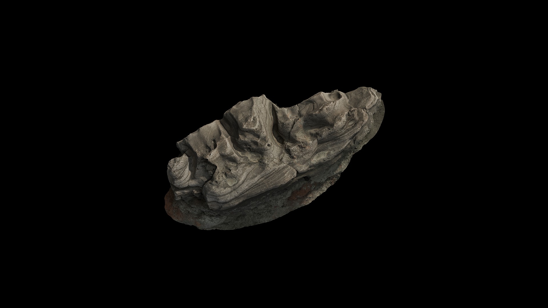 Anydrafts Riverway Rock 66 Low-poly 3D model_5