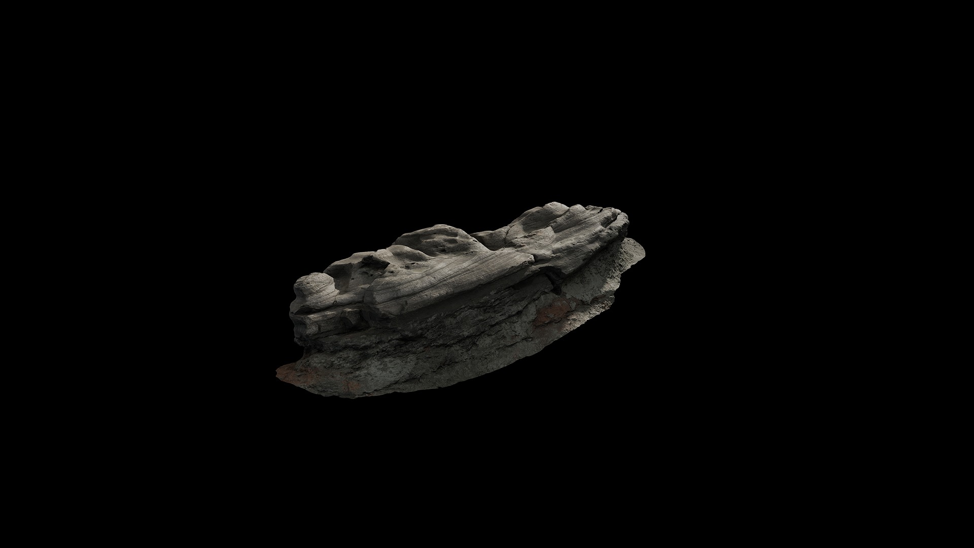 Anydrafts Riverway Rock 66 Low-poly 3D model_1