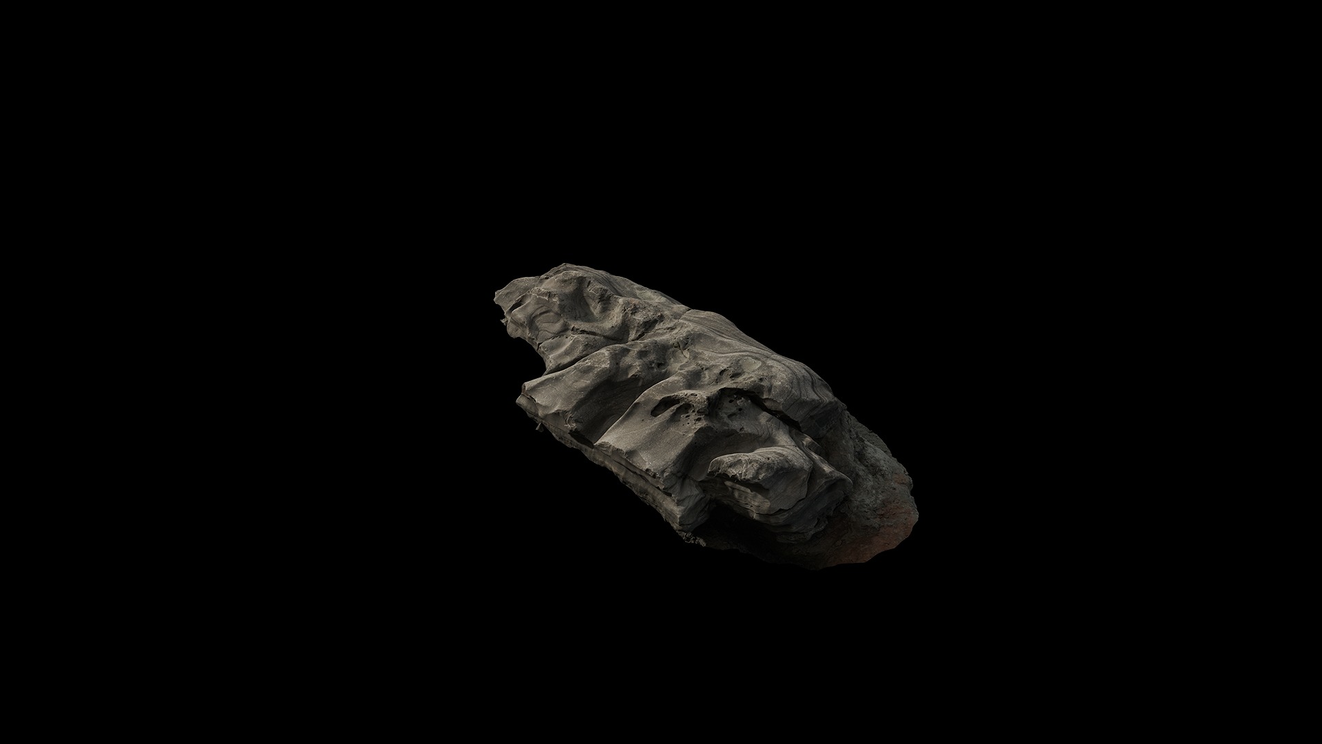 Anydrafts Riverway Rock 66 Low-poly 3D model_6