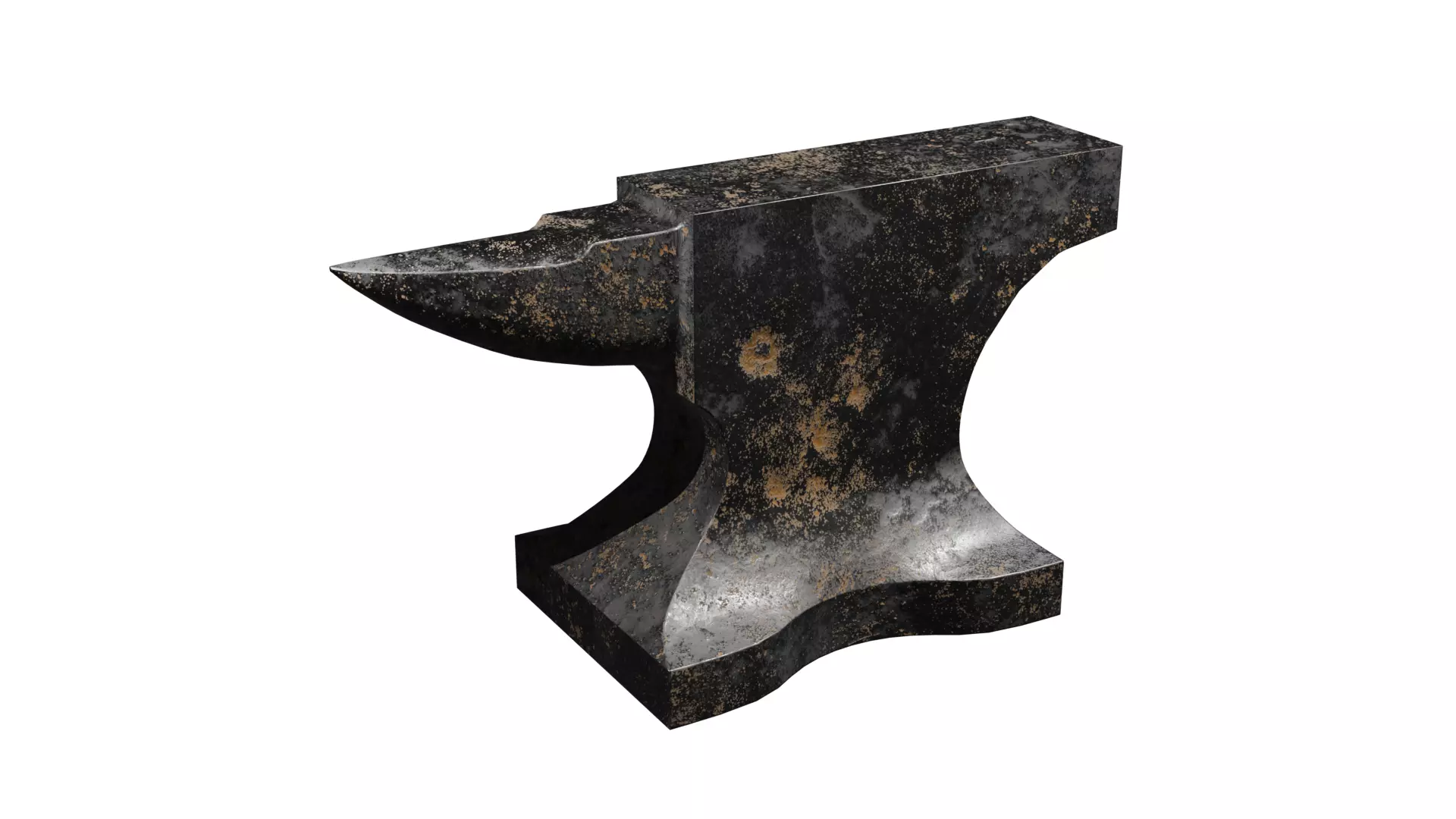 london-pattern-anvil Low-poly 3D model_0