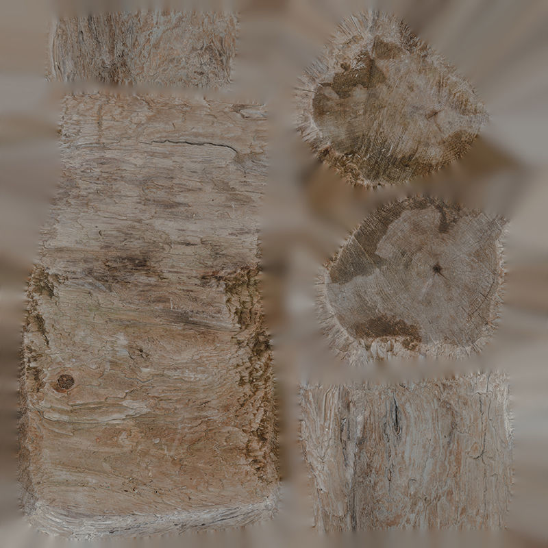 Anydrafts Log 37 Low-poly 3D model_1