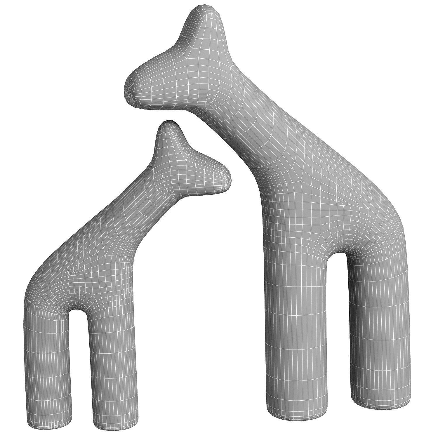 Plust RAFFA sculptures 3D model_4