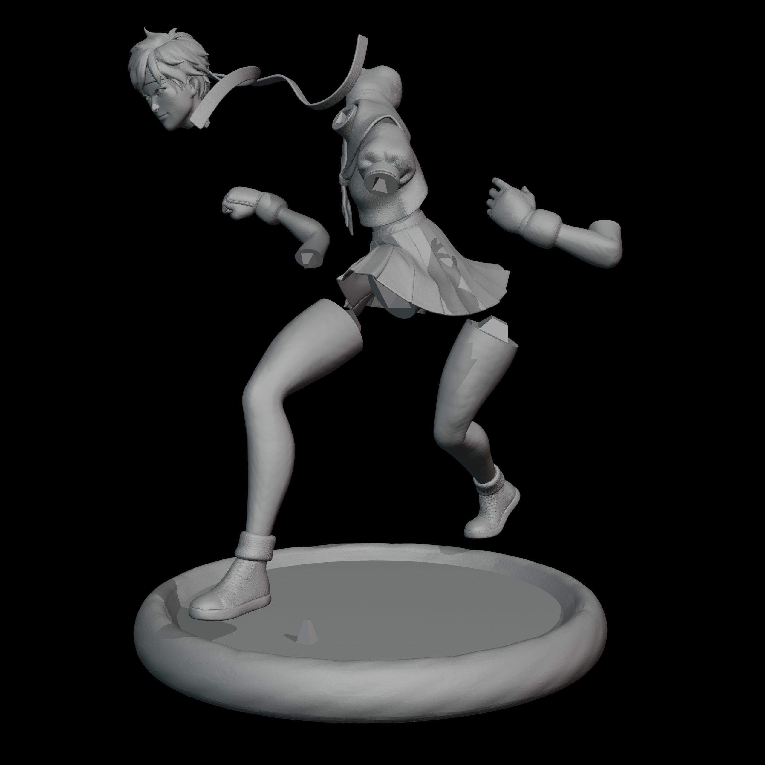 Sakura Kasugano 3D print model_12